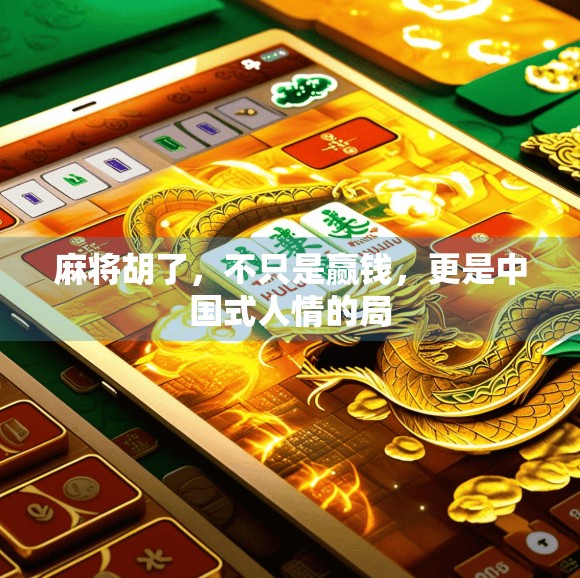 麻将胡了，不只是赢钱，更是中国式人情的局