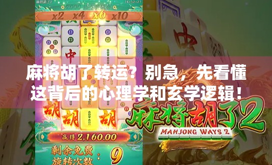 麻将胡了转运？别急，先看懂这背后的心理学和玄学逻辑！
