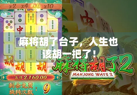 麻将胡了台子，人生也该胡一把了！