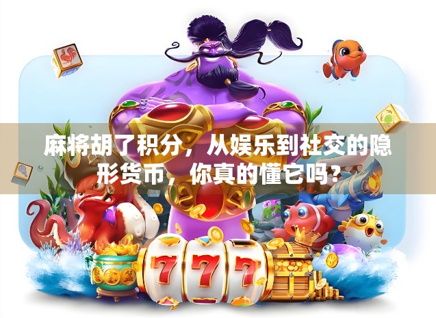 麻将胡了积分，从娱乐到社交的隐形货币，你真的懂它吗？