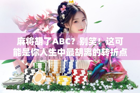 麻将胡了ABC？别笑！这可能是你人生中最胡离的转折点！