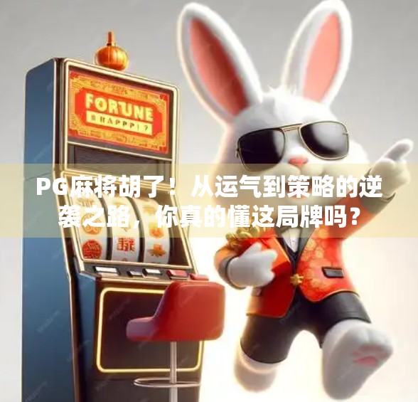 PG麻将胡了！从运气到策略的逆袭之路，你真的懂这局牌吗？
