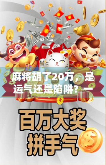麻将胡了20万，是运气还是陷阱？一场牌桌上的财富梦背后的真相