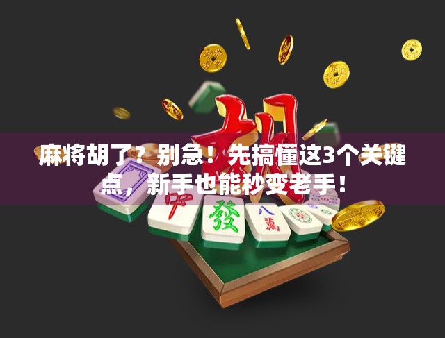 麻将胡了？别急！先搞懂这3个关键点，新手也能秒变老手！