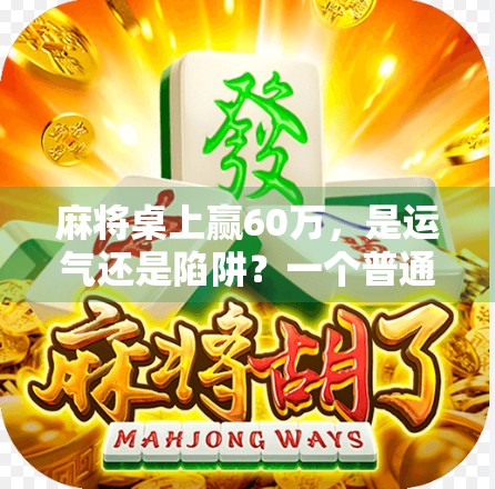 麻将桌上赢60万，是运气还是陷阱？一个普通人的暴富背后藏着什么真相？
