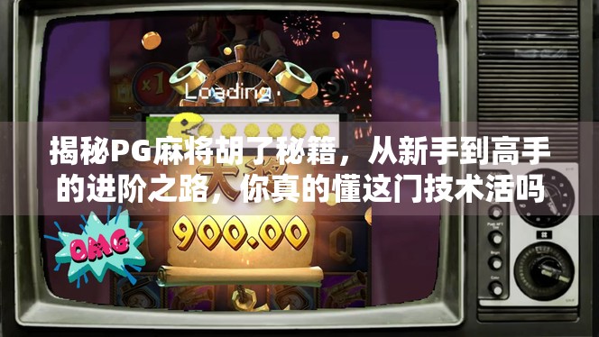 揭秘PG麻将胡了秘籍，从新手到高手的进阶之路，你真的懂这门技术活吗？